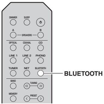 YAMAHA R-NSOSD - Raccordement d'un dispositif Bluetooth (jumelage) - 1