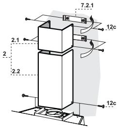ROBLIN GLISS 5059001 BLANC - Cheminée inférieure - 2