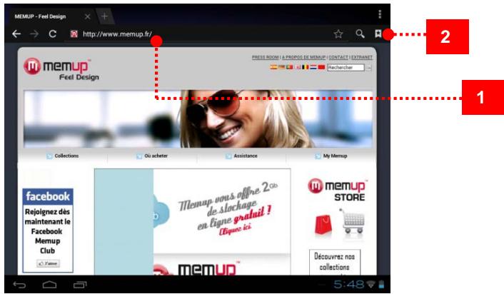 MEMUP SLIDEWATCH - NAVIGATION INTERNET - 1