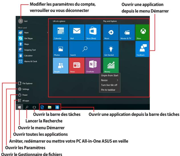 ASUS ZM241iCGH-RAO58T - Menu Demarrer - 1