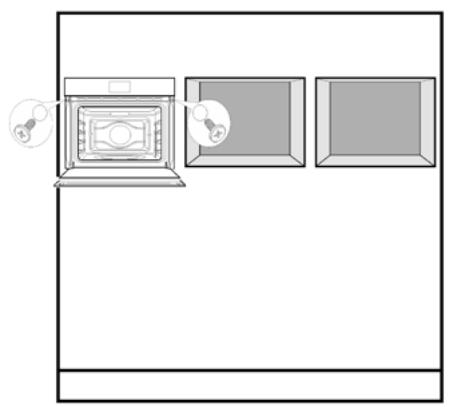 SMEG F4604WMCNR - Au cas où l'INSTALLATION DES APPAREILS ÉLECTROMÉNAGERS doit être effectuee DANS DES NICHES DE 45 CM de hauteur : - 2