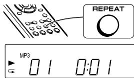 SHARP XLMP-35H - Pour repeter un morceau: - 1