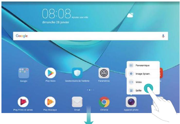 HUAWEI M5 PRO 10 64GB 4G - Utiliser des raccourcis pour acceder aux fonctionnalités fréquement utilisées - 1