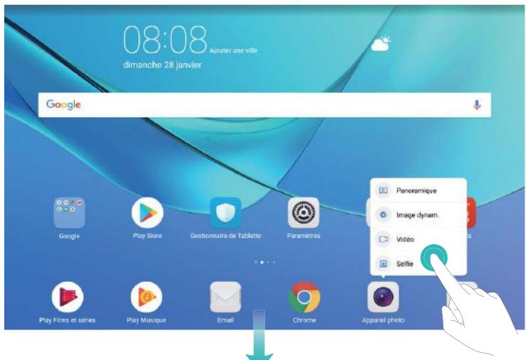 HUAWEI M5 PRO 10 64GB 4G - Utiliser des raccourcis pour acceder aux fonctionnalités fréquement utilisées - 1