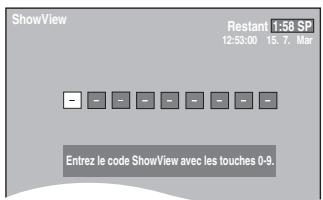 PANASONIC DMR-E65 - Appuyez sur [ShowView]. - 1