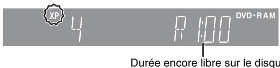 PANASONIC DMR-E65 - Lors d'un enregistrement sur DVD-R - 4