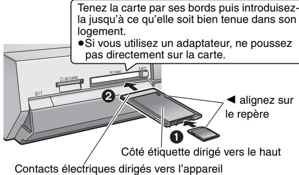 PANASONIC DMR-E65 - ■ Logement de carte PC - 1
