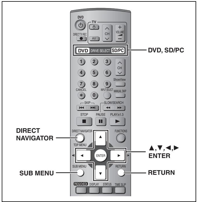 PANASONIC DMR-E65 - Opérations possibles sur les chapitres - 1
