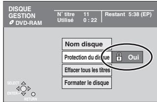 PANASONIC DMR-E65 - Appuyez sur [▲, ▷] pour sélectionner "Oui" puis appuyez sur [ENTER]. - 1