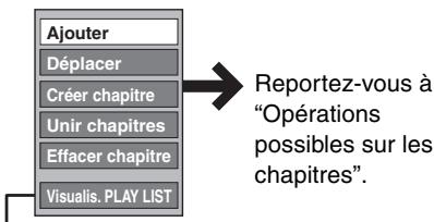 PANASONIC DMR-E65 - Modification et lecture de listes de lecture/de chapitres - 4