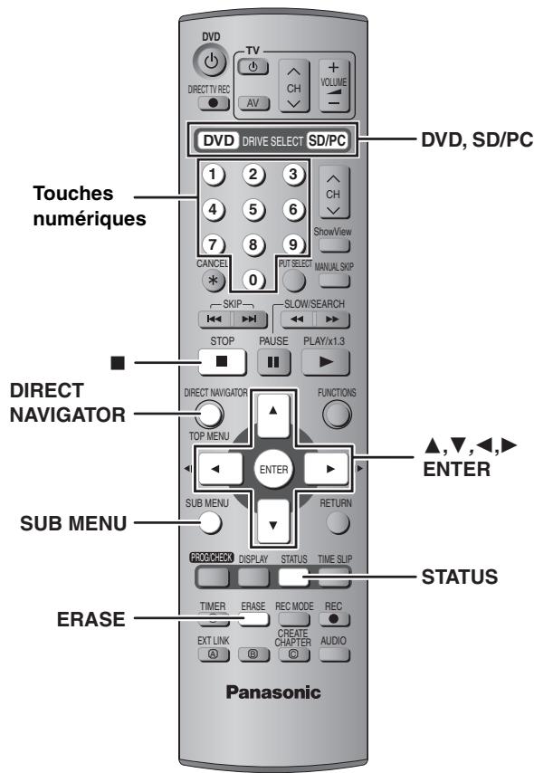 PANASONIC DMR-E65 - Affectation d'un nom aux dossiers et aux fichiers - 3