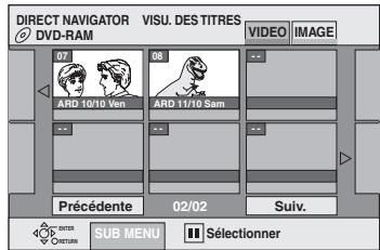 PANASONIC DMR-E65 - Appuyez sur [DIRECT NAVIGATOR]. - 1