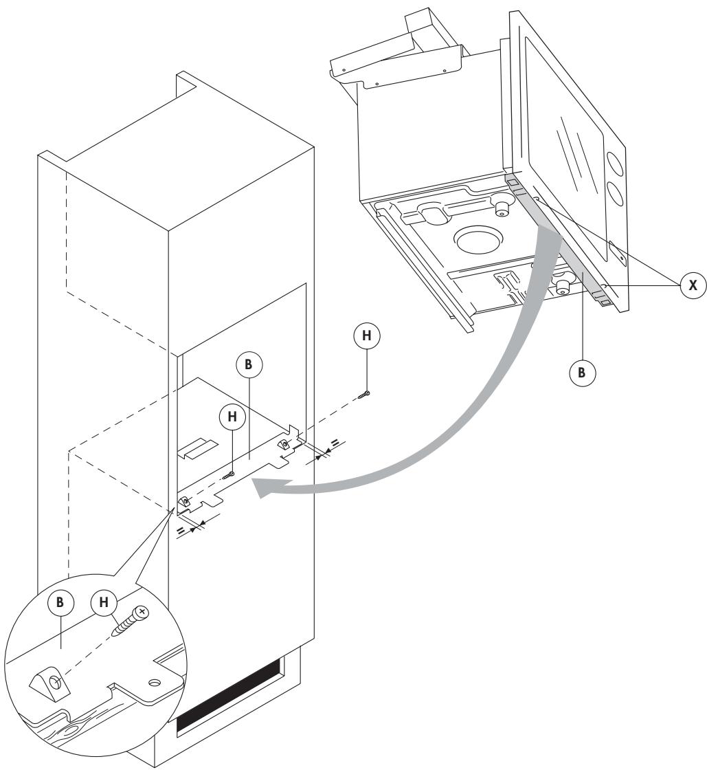 HOTPOINT-ARISTON MWA 211 BK/H - INSTALLATION DANS UN MEUBLE - 3