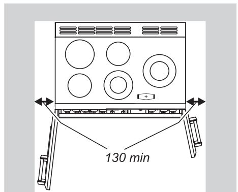 FALCON CLAS 90 NGRG/C EU - Positionnement de la cuisineire - 3