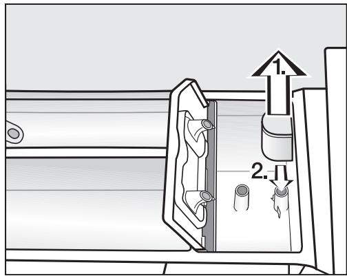 MIELE DA9091WGR - Nettoyer le tube et le canal d'aspiration du compartment 念 / - 1