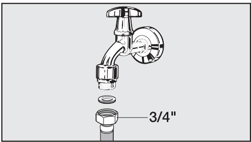 MIELE KWTN 14826 - Raccordement à l'arrivée d'eau - 1