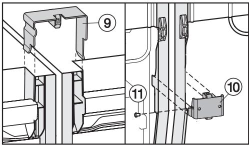 MIELE KWTN 14826 - Etapes de montage sur les parois arrières des appareils - 1