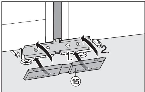 MIELE KWTN 14826 - Etapes de montage sur les façades avant des apparciels - 4
