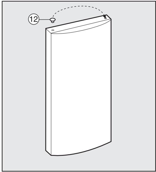 MIELE KWTN 14826 - Retirez la porte inférieure : - 2