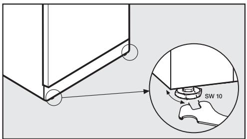 MIELE KWTN 14826 - Ajuster l'appareil - 1