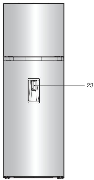 DARTY BD8712NWW - - INSTALLATION DES POIGNÉES DE PORTE (suivant modele) - 2