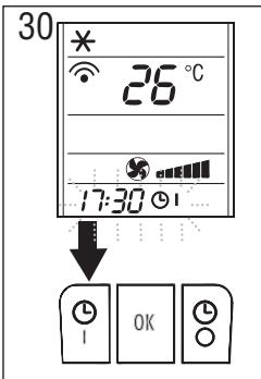 DELONGHI PAC WE126 - Programmation de l'arrêt - 1