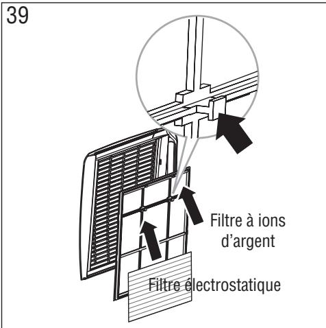 DELONGHI PAC WE126 - Application des filtres sur la grille - 1