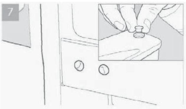 MOULINEX MSDD155WH - Inverser le sens d'ouverture des portes - 7