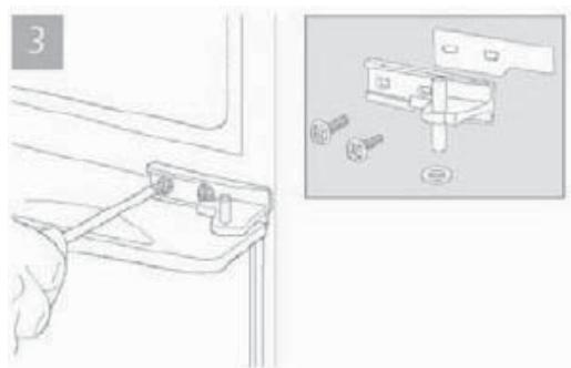 MOULINEX MSDD155WH - Inverser le sens d'ouverture des portes - 3
