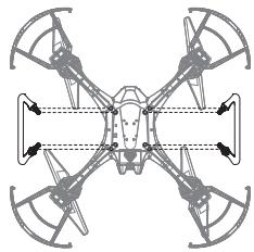 POLAROID DRONE FALCON + VR - Installation des patins - 1