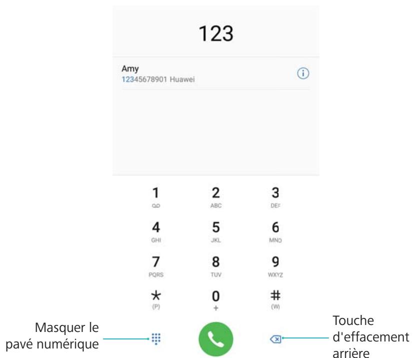 HUAWEI P10 PLUS - Numérotation rapide - 1