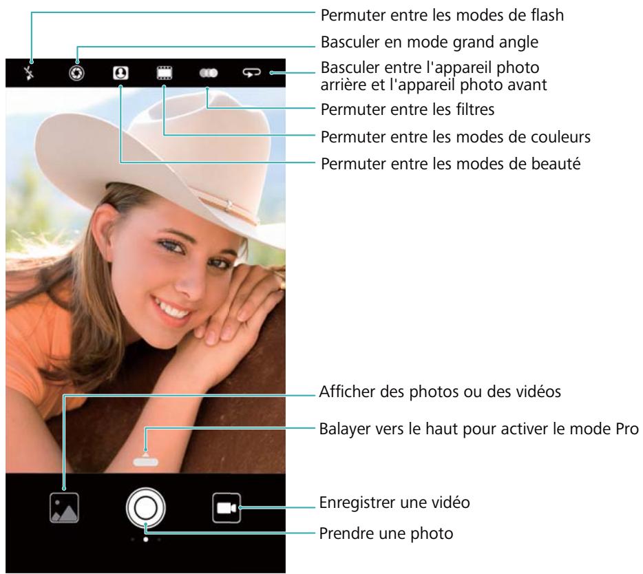 HUAWEI P10 PLUS - Options de l'appareil photo - 1
