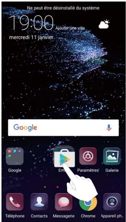 HUAWEI P10 PLUS - Créer un dossier - 1