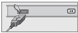 GRUNDIG GDP7700 - Raccordement de supports de données externes - 2