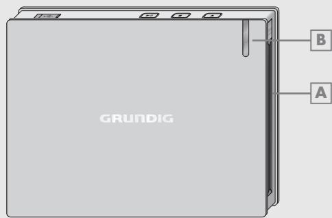 GRUNDIG GDP7700 - Éléments de commande et connexions du lecteur DVD - 1