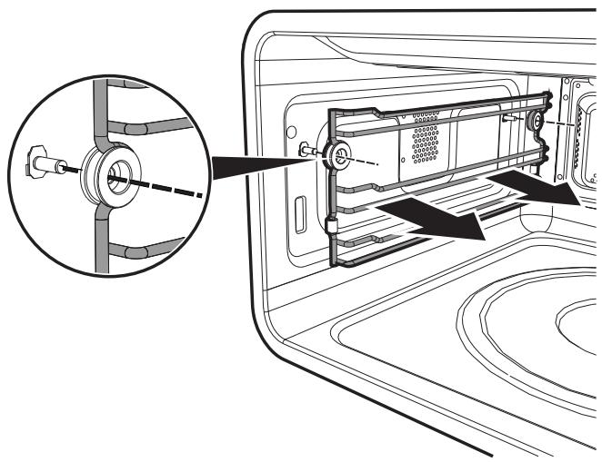 SMEG SF4309MX - Démontage des glissières de support pour grilles et lechefrites - 2