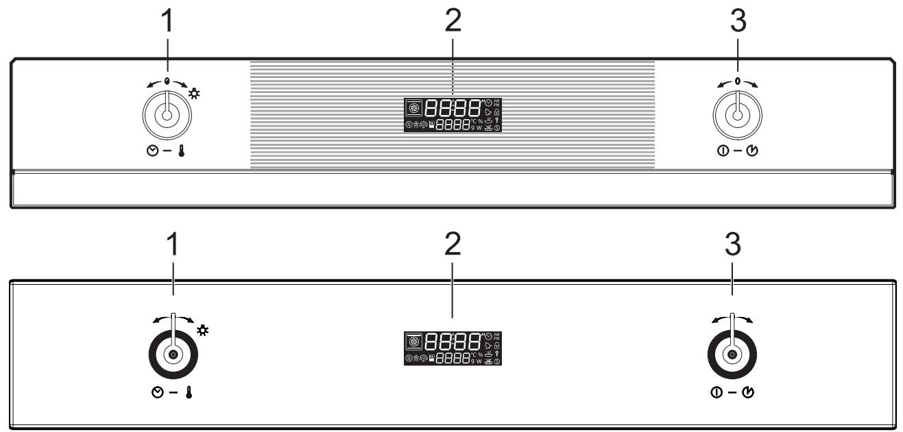 SMEG SF4309MX - Panneau de commandes - 1