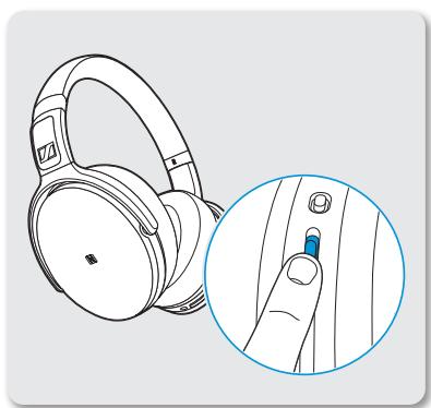 SENNHEISER HD4.50BTNC - Vue d'ensemble des touches - 2
