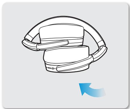 SENNHEISER HD4.50BTNC - Stockage et manipulation - 2