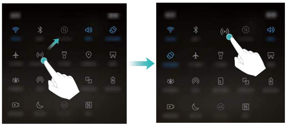 HUAWEI P10 LITE + SMARTBAND - Configurer les interrupteurs de raccourci - 1