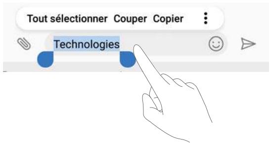 HUAWEI P10 LITE + SMARTBAND - Modifier un texte - 1