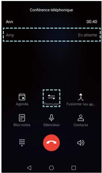 HUAWEI P10 LITE + SMARTBAND - Basculer entre deux appeals - 1
