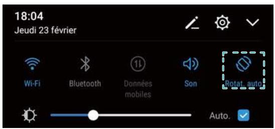 HUAWEI P10 LITE + SMARTBAND - Configurer les paramètres de rotation de l'écran - 1
