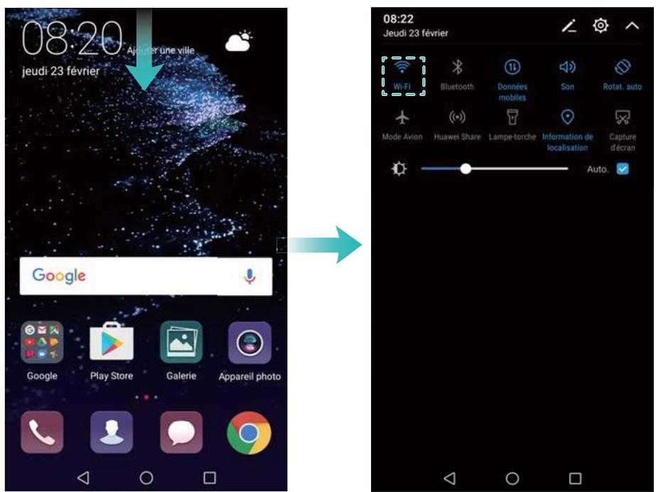 HUAWEI P10 LITE + SMARTBAND - Se connecter à un réseau Wi-Fi - 1