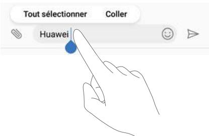 HUAWEI P10 LITE + SMARTBAND - Modifier un texte - 2