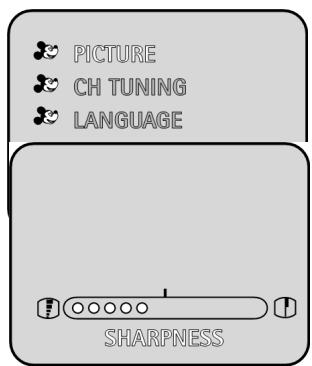 DISNEY MD3722 - Régler l'image - 1