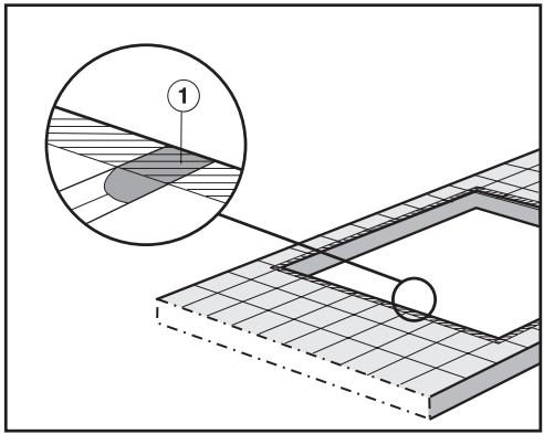 MIELE CS 1222-I - Plan de travail carrelé - 1