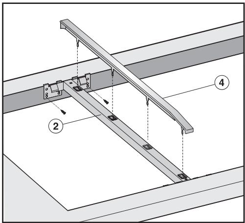MIELE CS 1222-I - Montage des ressorts de blocage et des barrettes de - 5
