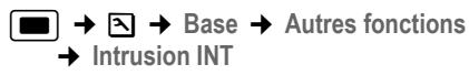 SIEMENS Gigaset iSL5 - Activation/Désactivation de la fonction Intrusion - 1