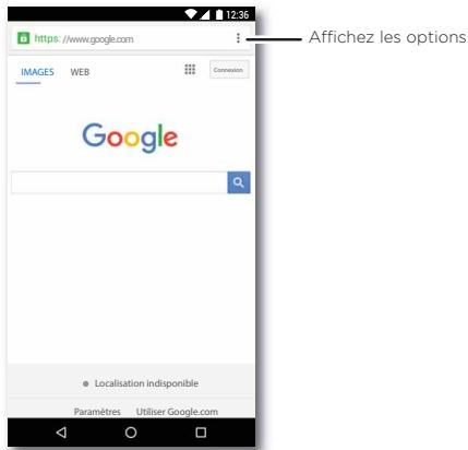 LENOVO MOTO G4 PLUS BLACK - Démarrage rapide : Chrome™ - 1